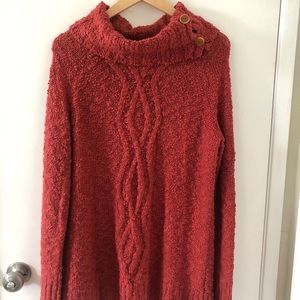 Anthropolgie Chunky Sweater w/ Cowles Neck by Moth